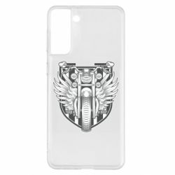 Чехол для Samsung S21+ Bike Shield Art - PrintSalon