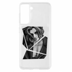 Чехол для Samsung S21 Black and white Damiano - PrintSalon
