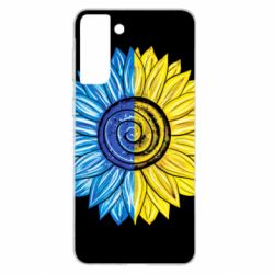 Чехол для Samsung S21+ Большой подсолнух Украина - PrintSalon