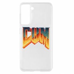 Чехол для Samsung S21 Cum Doom logo - PrintSalon