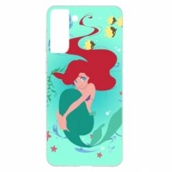 Чохол для Samsung S21+ Cute and shy Ariel - PrintSalon