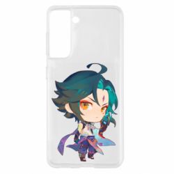 Чехол для Samsung S21 Cute Chibi Xiao - PrintSalon