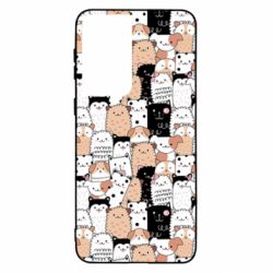 Чохол для Samsung S21 Cute dogs pattern - PrintSalon
