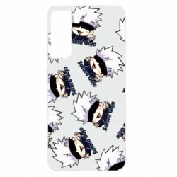 Чохол для Samsung S21 Cute Satoru Gojo pattern - PrintSalon