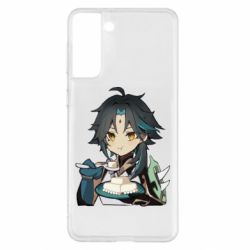 Чехол для Samsung S21+ Cяо кушает - PrintSalon