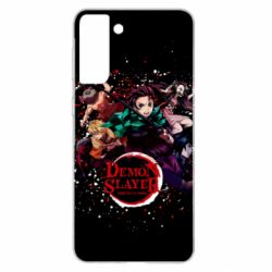 Чохол для Samsung S21+ Demon Slayer - PrintSalon