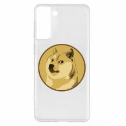 Чехол для Samsung S21+ Dogecoin - PrintSalon