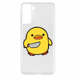 Чохол для Samsung S21+ Duckling With A Knife - PrintSalon