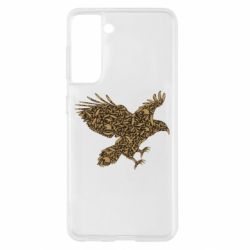 Чехол для Samsung S21 Eagle feather - PrintSalon