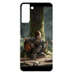 Чехол для Samsung S21+ Ellie Plays Guitar - PrintSalon