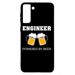 Чехол для Samsung S21+ Engineer Powered By Beer - PrintSalon