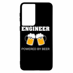 Чехол для Samsung S21 Engineer Powered By Beer - PrintSalon
