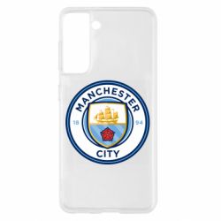 Чехол для Samsung S21 FC Manchester City Logo - PrintSalon