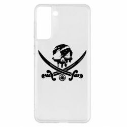Чехол для Samsung S21+ Flag pirate - PrintSalon