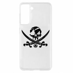 Чехол для Samsung S21 Flag pirate - PrintSalon