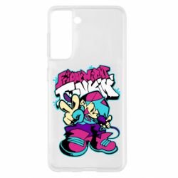 Чехол для Samsung S21 FnF Boy And Logo - PrintSalon