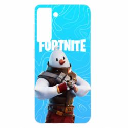Чехол для Samsung S21 Fortnite Snowman - PrintSalon