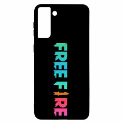 Чехол для Samsung S21+ Free fire gradient logo - PrintSalon