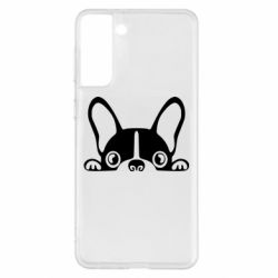 Чехол для Samsung S21+ French Bulldog Puppy - PrintSalon