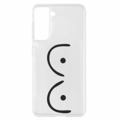 Чехол для Samsung S21 Funny tits - PrintSalon