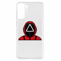 Чехол для Samsung S21+ Игра в кальмара Soldier - PrintSalon