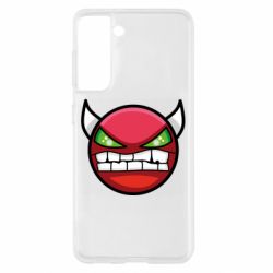Чохол для Samsung S21 Geometry Dash Demon - PrintSalon