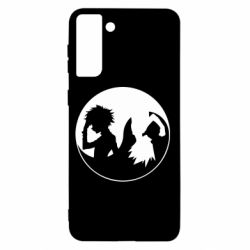 Чехол для Samsung S21+ Гун и Киллуа Инь Янь