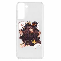 Чохол для Samsung S21+ Halloween Impact Hu Tao - PrintSalon