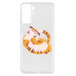 Чехол для Samsung S21+ Happy tiger - PrintSalon