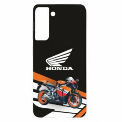 Чехол для Samsung S21 Honda Bike - PrintSalon