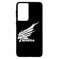 Чехол для Samsung S21 Honda skull - PrintSalon