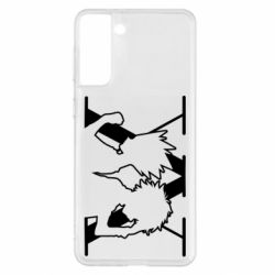 Чехол для Samsung S21+ Hunter X Hunter Line Art