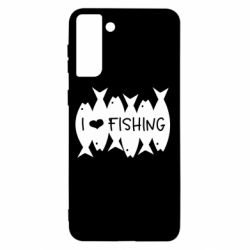 Чохол для Samsung S21+ I Love Fishing - PrintSalon