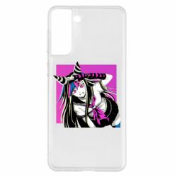 Чехол для Samsung S21+ Ибуки Миода глитч - PrintSalon