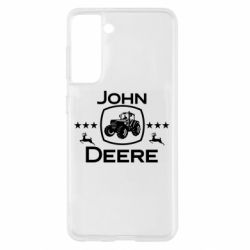 Чехол для Samsung S21 John Deere and tractor fanArt - PrintSalon