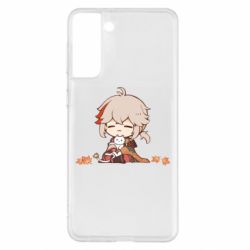 Чохол для Samsung S21+ Кадзуха з котом - PrintSalon