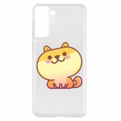 Чехол для Samsung S21+ Корги с улыбкой - PrintSalon