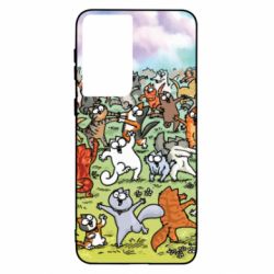 Чохол для Samsung S21 Коти танцюють - PrintSalon