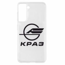 Чехол для Samsung S21 КРаЗ лого - PrintSalon