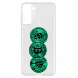 Чехол для Samsung S21+ Криптовалюта - PrintSalon