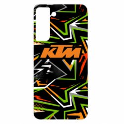 Чохол для Samsung S21 KTM orange logo - PrintSalon