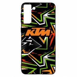 Чохол для Samsung S21+ KTM orange logo - PrintSalon