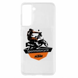 Чехол для Samsung S21 KTM Sportmotorcycle Art - PrintSalon