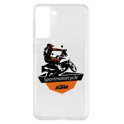 Чехол для Samsung S21+ KTM Sportmotorcycle Art - PrintSalon