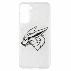 Чехол для Samsung S21 Kurama line art - PrintSalon