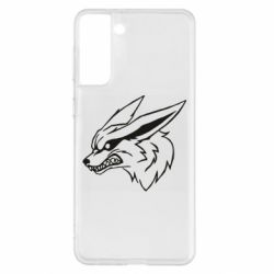 Чехол для Samsung S21+ Kurama line art - PrintSalon