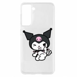 Чехол для Samsung S21 Kuromi hello kitty - PrintSalon