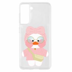 Чехол для Samsung S21 Лалафанфан в свитере - PrintSalon