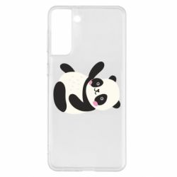Чехол для Samsung S21+ Little panda - PrintSalon