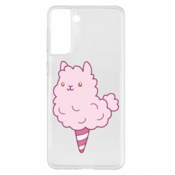 Чехол для Samsung S21+ Llama Ice Cream - PrintSalon